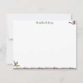 Men's Stationary Bedankkaart (Voorkant)