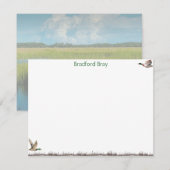 Men's Stationary Bedankkaart (Voorkant / Achterkant)