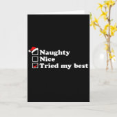 Mens Stoute Lijst Nette Lijst Ik Heb Mijn Optie Ke Kaart (Gele Bloem)