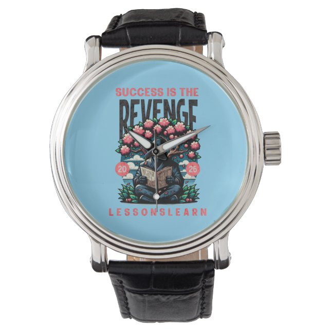 MEN'S SUCCESS REVENGE LESSONS LEARN EWATCH  HORLOGE (Voorkant)