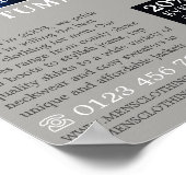 Men's Suits, Men's Clothing Store Advertising Poster (Hoek)