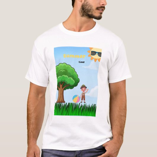 Men's Summer T-Shirt (Voorkant)