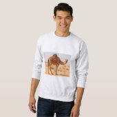 Men's  Sweatshirt  ash  I  LOVE  SAHARA (Voorkant volledig)