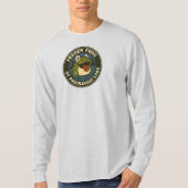Men's T-Shirt Frog on Paddleboat Tee (Voorkant)