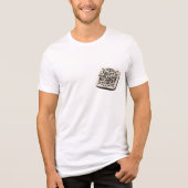 Men's T-shirt with a cool inscription (Voorkant)