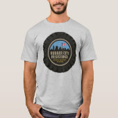 Men's t-shirt with NEW Rubber City Resistance logo (Voorkant)