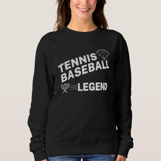 Mens Tennis Baseball Legend Tennis Baseball Trui (Voorkant)