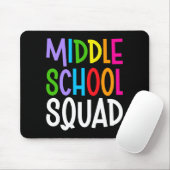 Mens terug naar school middelbare school squad tea muismat (Met muis)