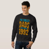 Mens The Coolest Dads Were Born in 1992 Trui (Voorkant volledig)