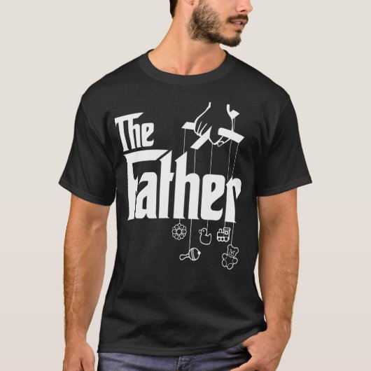 Mens The Father First Time Father's Day New Dad T-shirt (Voorkant)