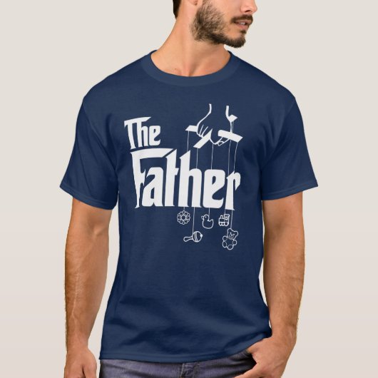 Mens The Father First Time Father's Day New Dad T-shirt (Voorkant)
