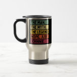 Mens The Man Reisbeker<br><div class="desc">Mens The Man The Myth The Legend NOPE Just Johnnie Funny Quote Gift. Perfect gift for your dad, mom, papa, men, women, friend and Famy members on Thanksgiving Day, Christmas Day, Mothers Day, Fathers Day, 4th of July, 1776 Independent day, Veterans Day, Halloween Day, Patrick's Day</div>