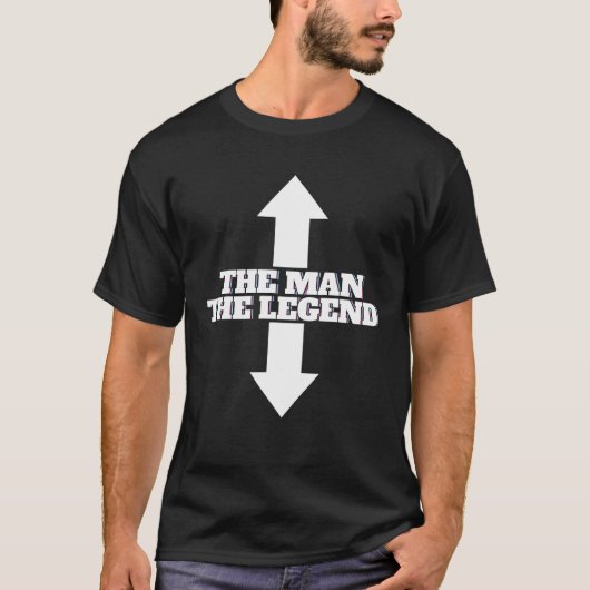 Mens The Man The Legend The Man The Legend Man Mac T-shirt (Voorkant)