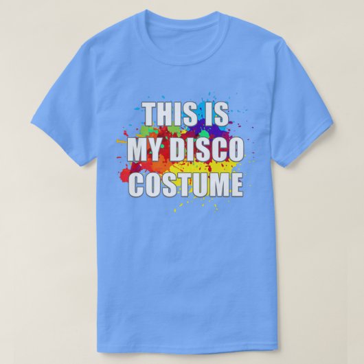 Mens This Is My Disco Costume 80s Funky Night Retr T-shirt (Design voorkant)