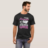 Mens This Prince Wears Flippers Diver Scuba Diver  T-shirt (Voorkant volledig)