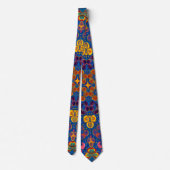 men's tie designer tie Colorful Abstract Design Stropdas (Achterkant)