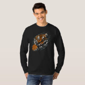 Men's Tiger Ripped Effect Long-sleeved Tshirt (Voorkant volledig)