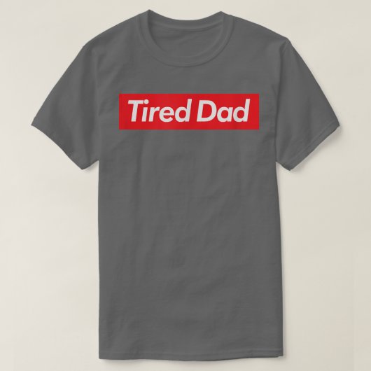 Mens Tired Dad  T-shirt (Design voorkant)