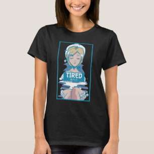 Mens Tired Vaporwave Aesthetic Femboy T-shirt