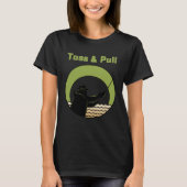 Mens Toss And Pull  Fishing  2 T-shirt (Voorkant)