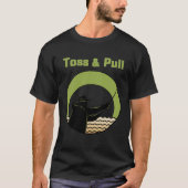 Mens Toss And Pull  Fishing  2 T-shirt (Voorkant)