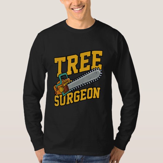 Mens Tree Surgeon Working Crafting Handyman Mechan T-shirt (Voorkant)