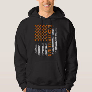 Mens Trots Basketbal Vader I USA Vlag Vader Team J Hoodie