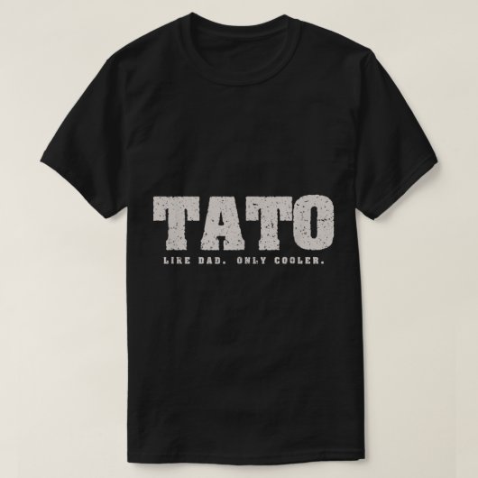 Mens Ukrainian Tato Shirt Ukrainian Dad Father Gif (Design voorkant)