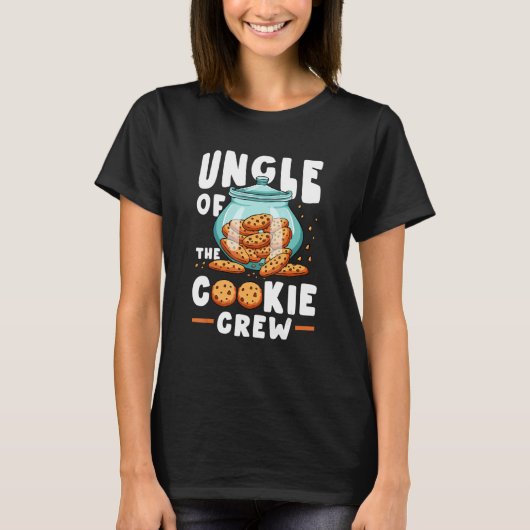 Mens Uncle Of The Cookie Crew Selling Baking Cooki T-shirt (Voorkant)