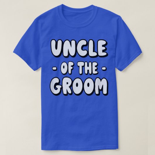 Mens Uncle Of The GroomBachelor Party Group 1795 T-shirt (Design voorkant)