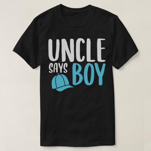 Mens Uncle Says Boy  T-shirt (Design voorkant)
