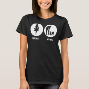 Mens Uw Vrouw Mijn Vrouw Kip Boer Voor Een Echtge T-shirt