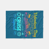 Mens Valentines Day Cruise Squad 2026 Vacation Tra Fleece Deken (Voorkant (Horizontaal))
