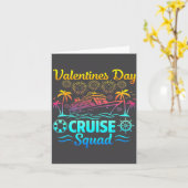Mens Valentines Day Cruise Squad 2026 Vacation Tra Kaart (Gele Bloem)