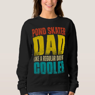 Mens Vijver Schaatsenrijder Papa Net als een gew Trui