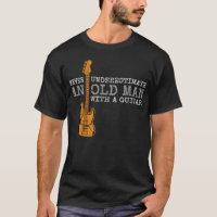 Mens Vintage Onderschat nooit een oude man met