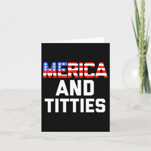 Mens Vrouwen 4 juli Cadeau- Grappig Merica Kaart