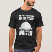 Mens Waiter Waitress Server Work In Gastronomy 11 T-shirt (Voorkant)