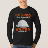 Mens Waiter Waitress Server Work In Gastronomy_1 T-shirt (Voorkant)