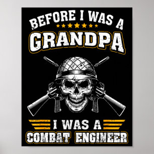 Mens was een gevechtsingenieur voor opa trots poster