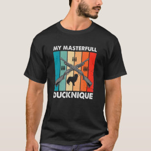 Mens Waterfowl Hunting For An Flying Duck Hunting T-shirt