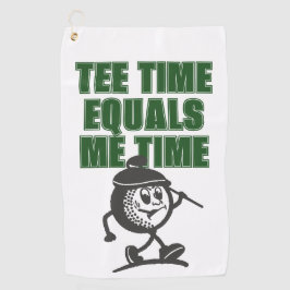 Mens Weekend League Golf Vader Tee Tijd Is Gelijk Golfhanddoek