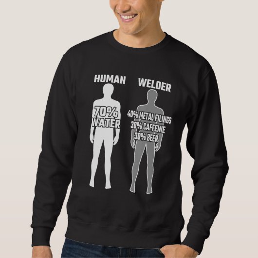 Mens Welder Funny Saying Welder clothes Metalworke Trui (Voorkant)