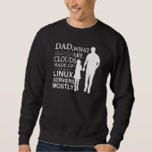 Mens What Are Clouds Made Of  Linux Cloud Computin Trui (Voorkant)