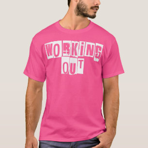 Mens WORKING OUT Gym Fitness Workout Bodybuilding T-shirt