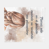 Mensajes Motivacionales en Español Fleece Deken (Voorkant (Horizontaal))