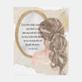 Mensajes Motivacionales en Español Fleece Deken (Voorkant)