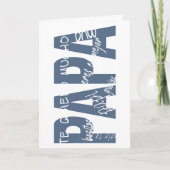 Mensajes para papá. Messages for dad. Kaart (Voorkant)