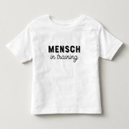 Mensch in Opleiding Joodse Humor Kinder Shirts