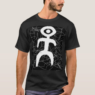 Mensch in zwart en wit t-shirt